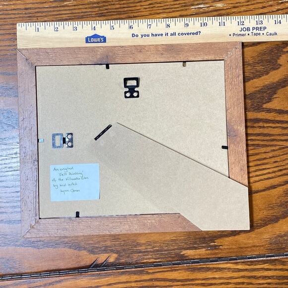 Isle of Aran Felt Art Painting Scotland Landscape Mixed Media Kilwaliu Glen Lynn - Picture 7 of 10